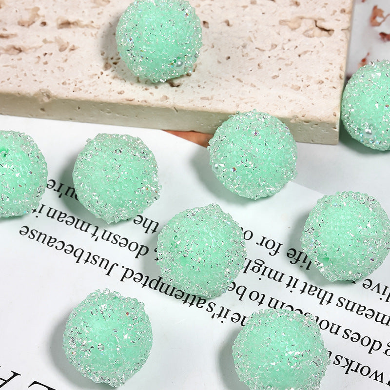 Wholesale DIY Sparkling Rhinestone Soft Sugar Beads